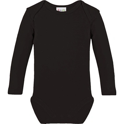 Link Kids Wear Detské body s dlhým rukávom Black