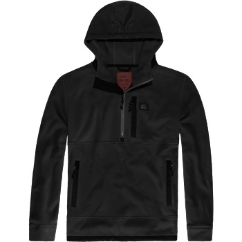 Vintage Industries Vinson блуза с качулка от кухо влакно, черна (30119.black)