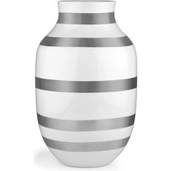 Kähler Ваза Omaggio 31 см сребриста (691792)