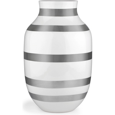 Kähler Ваза Omaggio 31 см сребриста (691792)