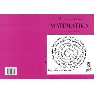 Maturitní otázky - matematika