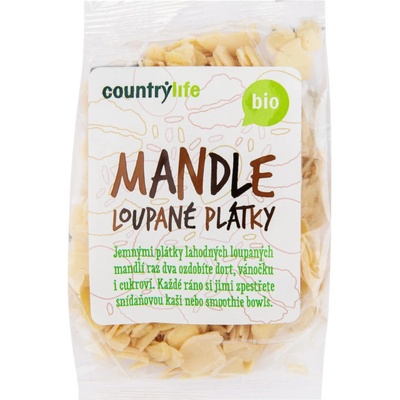 Country Life Mandle loupané plátky 100 g