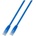 RJ45 Patch cable U/UTP, Cat. 6, PVC, CCA, blue (K8100BL.0,5)
