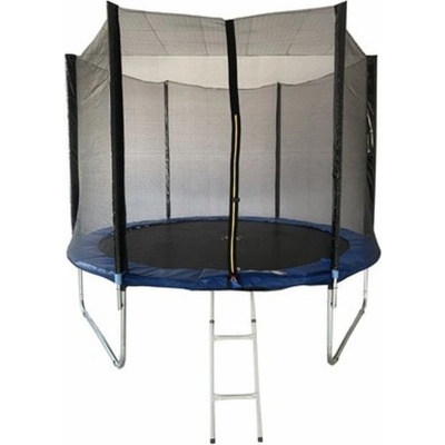 FIT-CENTER Zahradní trampolína 183 cm s vnější sítí + schůdky