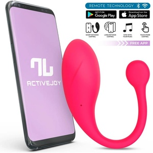 INTOYOU App Series Bulby Vibrating Egg with App Red
