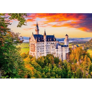 Enjoy - Puzzle Neuschwanstein Castle in Autumn, Germany - 1 000 piese