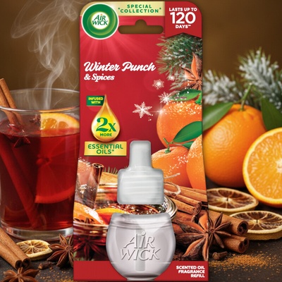 Air Wick Electric náhradná náplň zimný punč 19 ml