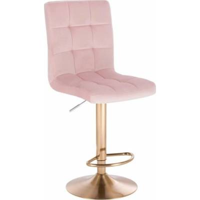 LuxuryForm Design Toledo Velur na zlatom tanieri ružová