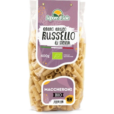 Sapore di Sole Bio Maccheroni Russello těstoviny z tvrdé pšenice 400 g