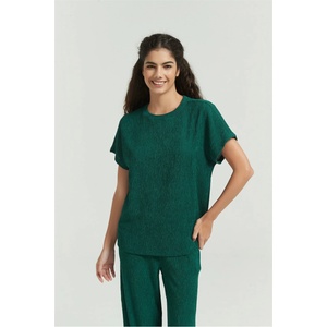 Be You Women's Crinkle Coord - Green