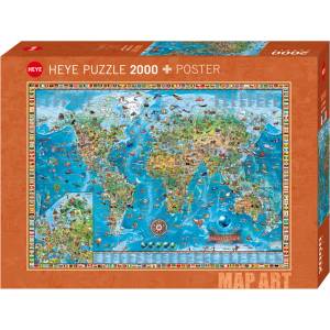 Heye Пъзел Heye от 2000 части - Удивителен свят (29846)