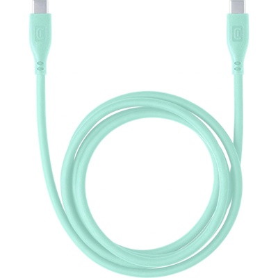 Cellularline Кабел Cellularline - Soft, USB-C/USB-C, 1.2 m, зелен (9092)