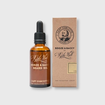 Captain Fawcett Ricki Hall's Booze & Baccy olej na vousy 50 ml – Zboží Dáma