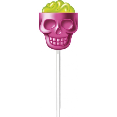 Chupa Chups Lízátko 3D skull strawberry+lime 15 g