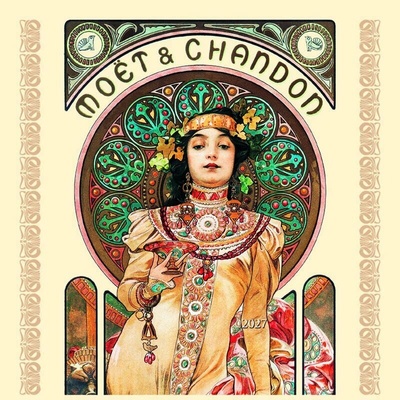 nástěnný ALFONS MUCHA čtverec 2027