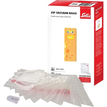 Solis Комплект вакуумни торби Solis - 10 броя, 20 x 23 cm, BPA Free (92268)