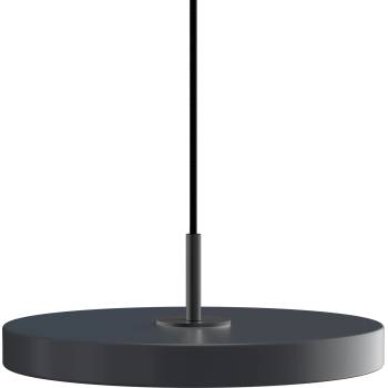 UMAGE Висяща лампа Asteria Plus с черен обков 31 см антрацитено-сива (2289C4175)