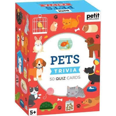Pet Trivia Cards znalostní pro děti v angličtině