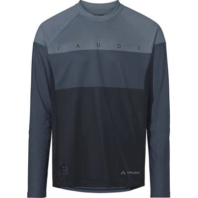 Vaude Мъжка фланелка с дълъг ръкав за колоездене Vaude Moab L/S T-Shirt VI Cycling jersey - Heron (056-2120-1011)