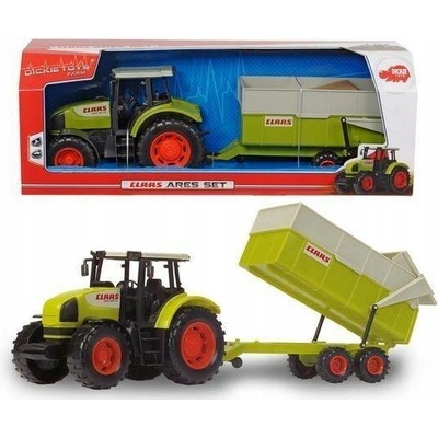 Dickie Toys Traktor CLASS Ares s přívěsem 373-9000 1:87