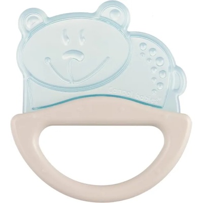 Canpol Силиконова чесалка с дрънкалка Canpol - Мече, синя (13/107_blu)