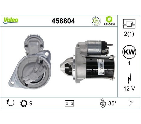 Startér VALEO 458804