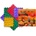 Ortho Puzzle Модулен килим за игра Ortho Puzzle - Микс - Савана