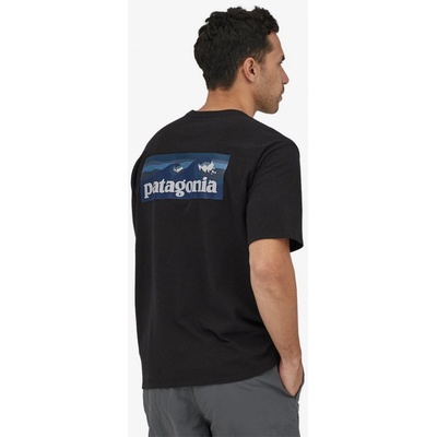 Patagonia M's Boardshort Logo Pocket Responsibili Tee Ink Black