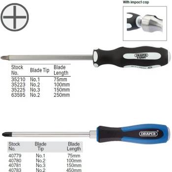 Image 1 of Draper Tools Ударни отвертки тип ph - от 7.50лв ; draper