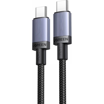 UGREEN Кабел за бързо зареждане за устройства с USB-C порт - Ugreen USB-C to USB-C Cable 240W (50 см) (черен) (L532 (65906))