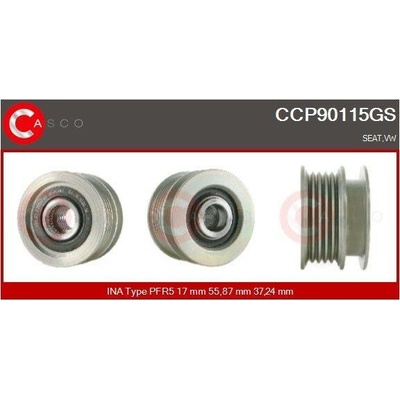 Řemenice, generátor CASCO CCP90115GS