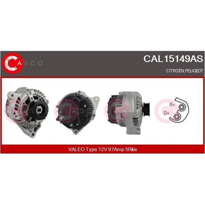 ALTERNATOR 12V 97A CAL15149AS