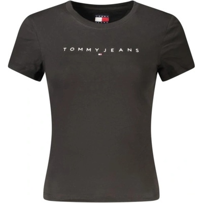 Tommy Hilfiger Дамска тениска с къс ръкав tommy hilfiger, Размер l, Цвят Черен (dw0dw18398_ne0gk)