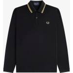 FRED PERRY Блуза с яка FRED PERRY Men's MIE Tip Short Sleeve Polo Shirt - Blk/Gld 157