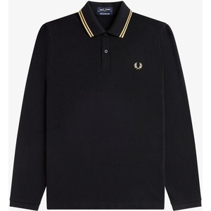 FRED PERRY Блуза с яка FRED PERRY Men's MIE Tip Short Sleeve Polo Shirt - Blk/Gld 157