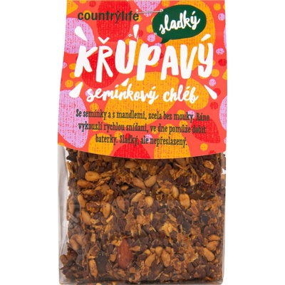 Country Life Chlieb semienkový chrumkavý sladký 150 g