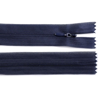 Stoklasa Spirálový zip skrytý No 3 délka 35 cm dederon Balení: 1 ks, Varianta: 330 modrá tmavá 330 modrá tmavá