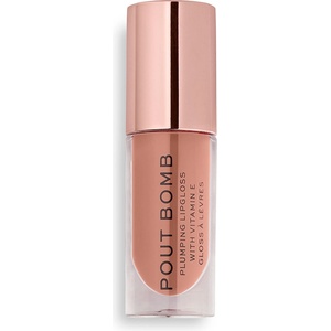 Revolution Beauty Makeup Revolution Pout Bomb Plumping Gloss 4, 6 ml гланц за устни Candy Pink