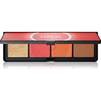 Smashbox Halo Sculpt + Glow Face Palette палитра с хайлайтъри и ружове цвят Coral Saturation 15, 7 гр