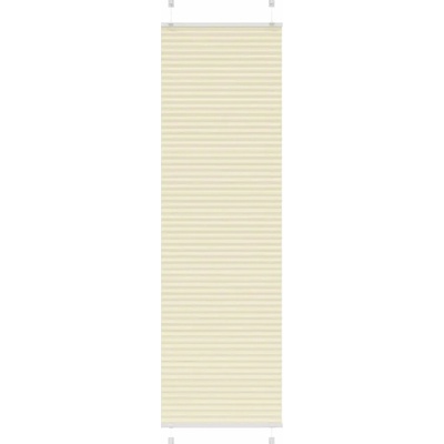 VidaXL Roleta plisé krémová 65x200 cm