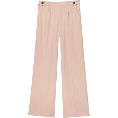 Pull&Bear Панталон с ръб розово, размер XL