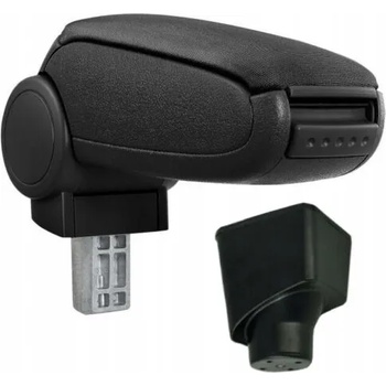 Pro. tec Подлакътник Dacia SANDERO STEPWAY, черен, текстилно покритие