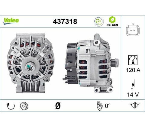 Alternátor VALEO 437318