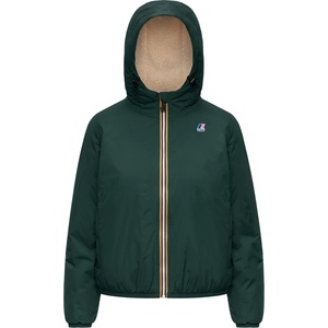 K-Way Дамско ежедневно яке K-Way Women's Claudette Orsetto Casual jacket - Green Dark Jungle - размер 7 (103-3169-0213)