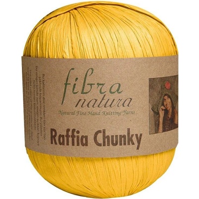 Fibra Natura Raffia Chunky 114-03 žlutá