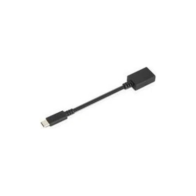 Lenovo USB-C to USB-A Adapter LenovoUSB-CtoUSB-AAdapter, 0.14 m, USB C, USB A, USB 3.2 Gen 1 (3.1 Gen 1), 5000 Mbit/s, Black