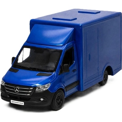 Kinsmart Метален микробус Kinsmart - Mercedes-Benz Sprinter, 1: 48, син (53146)
