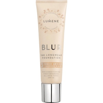 Lumene Blur Фон дьо тен, SPF15, 3 Fresh Apricot, 30 ml