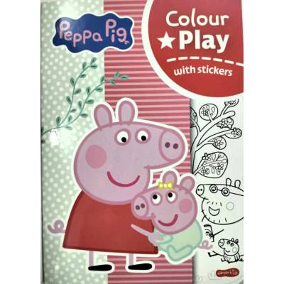Knižka s nálepkami Prasiatko Peppa