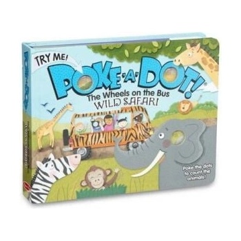 Melissa & Doug - Интерактивна книжка със звуци на английски език - Натисни бутон - Колелата на автобуса (41348)